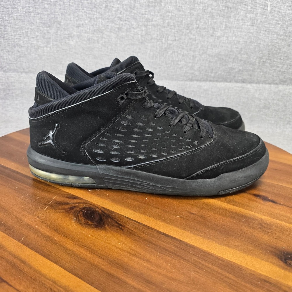 Jordan B. Fly Triple Black Basketball Shoes Mens 12 Black 921196-010 Mid Top - Picture 1 of 14
